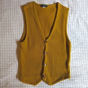 Vintage Giordano Lambswool Gold Vest